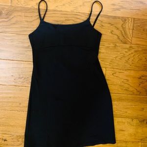 Black swim dress coverup XS women swimsuit